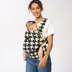 Momcozy Newborn to Toddler Cotton Soft Structured Carrier Houndstooth