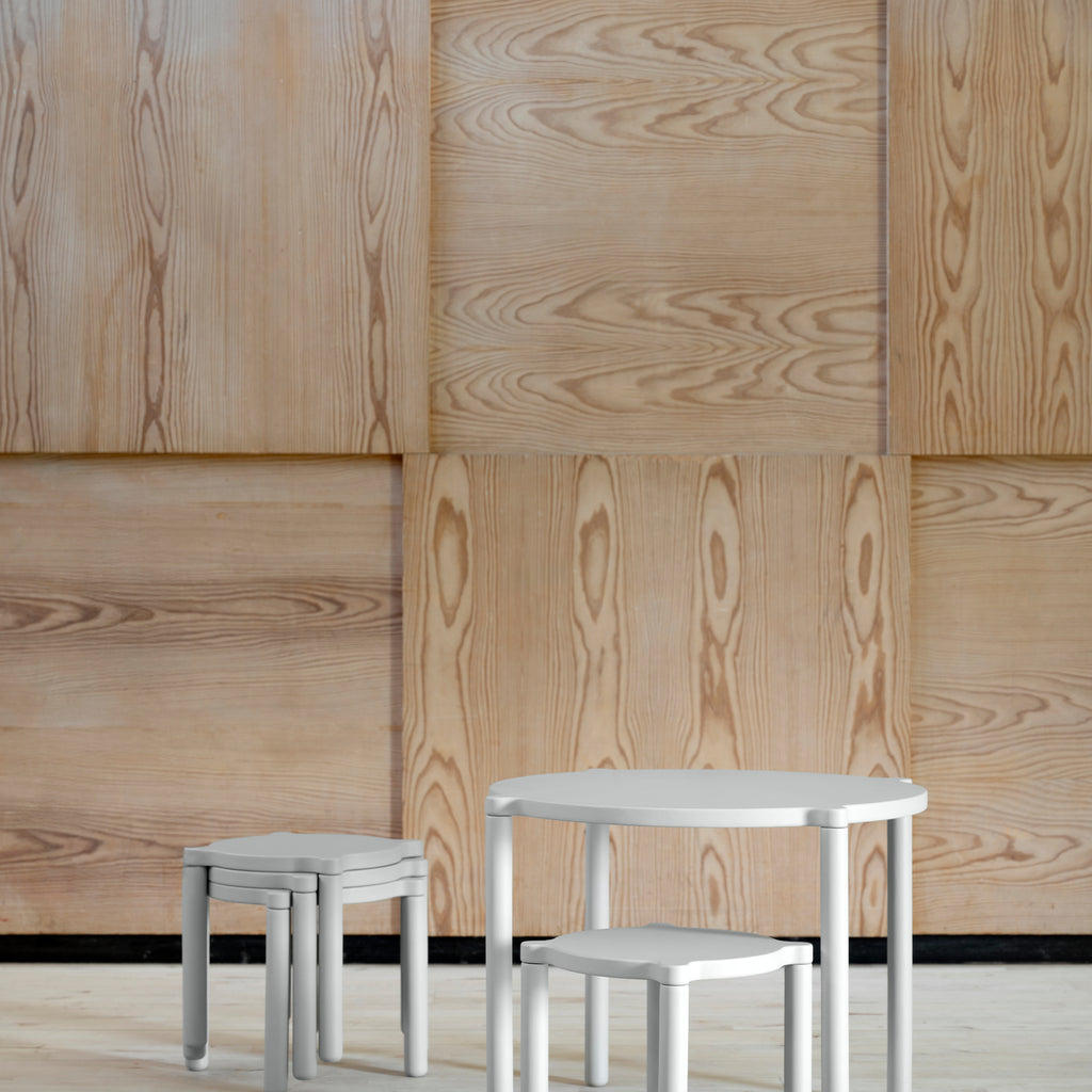 By KlipKlap Stacking Table Sand-Grey