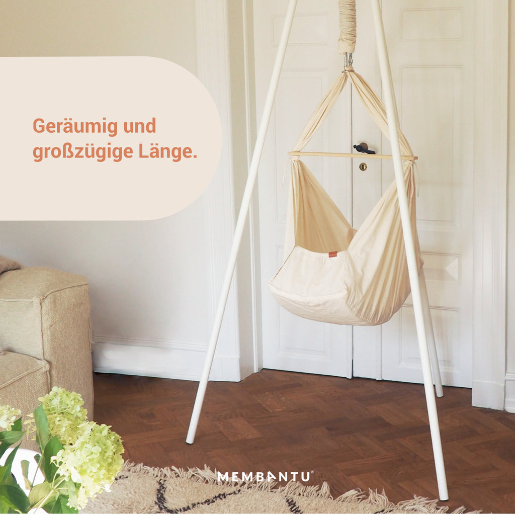 Membantu Basic Organic Baby Hammock Grey