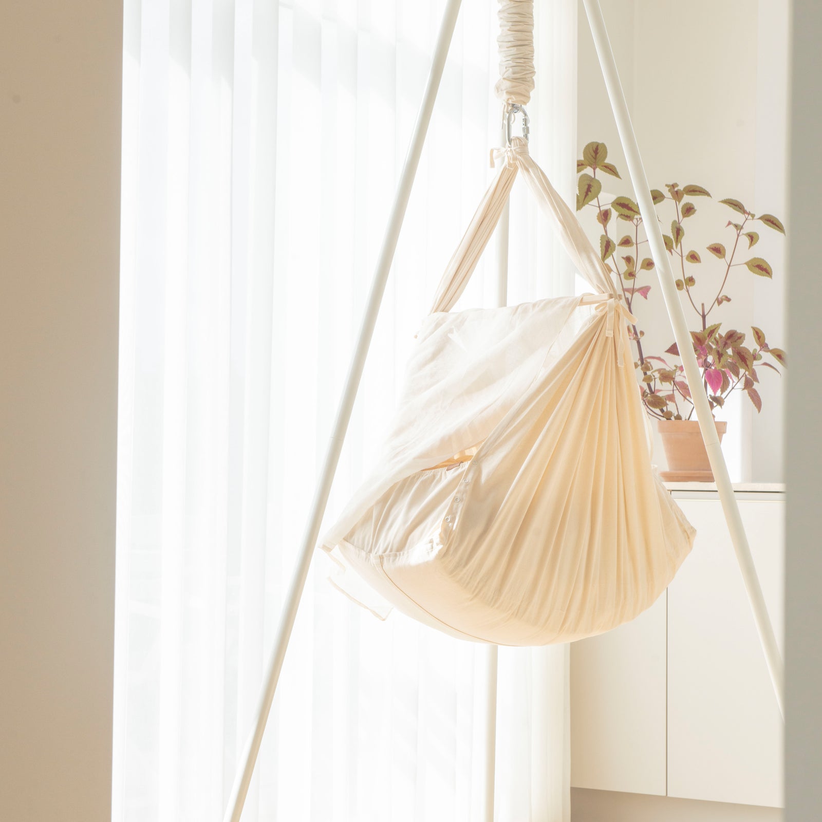 Membantu Premium Ekologisk Baby Hängvagga Nature