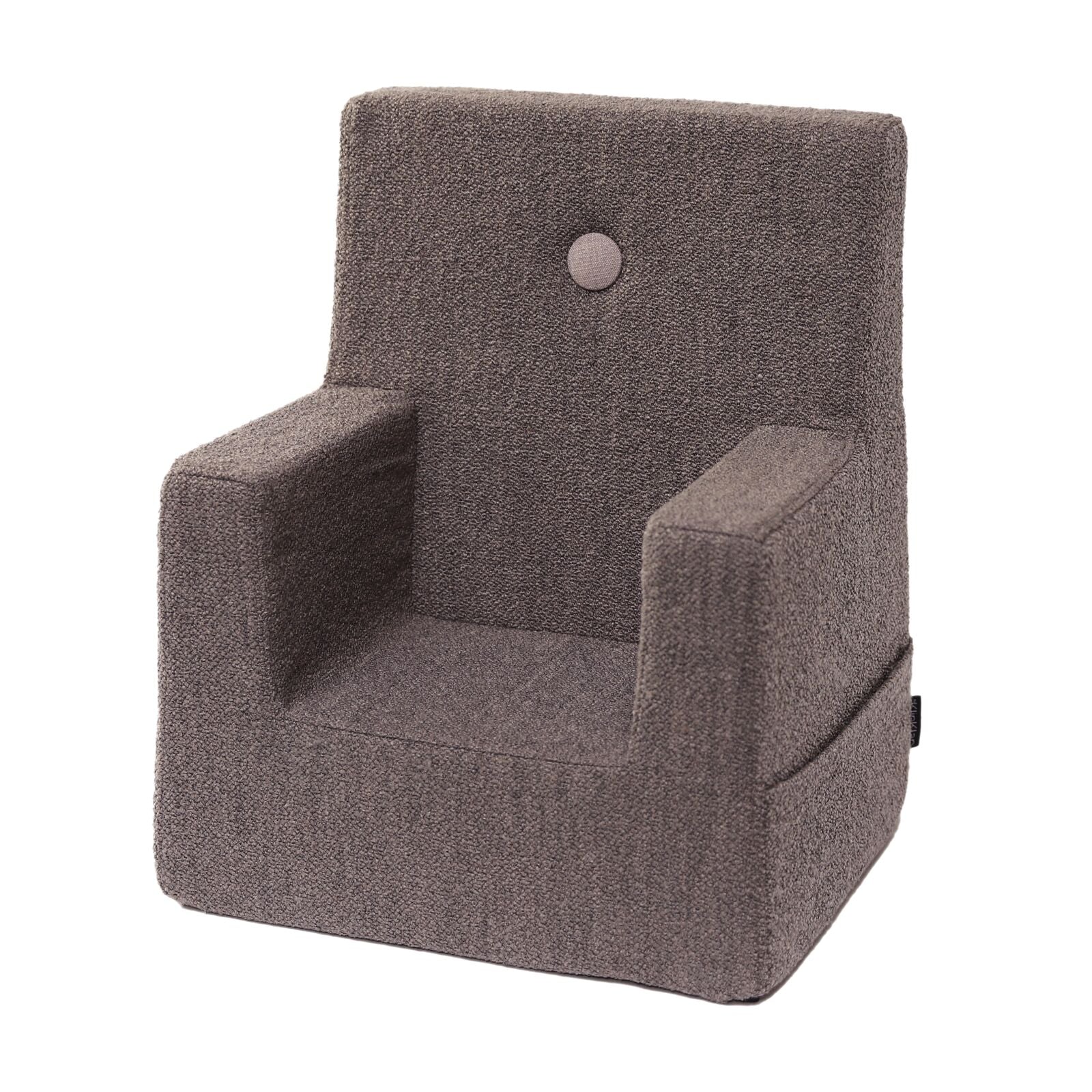 By KlipKlap KK Kids Chair Brown bouclé w. sand