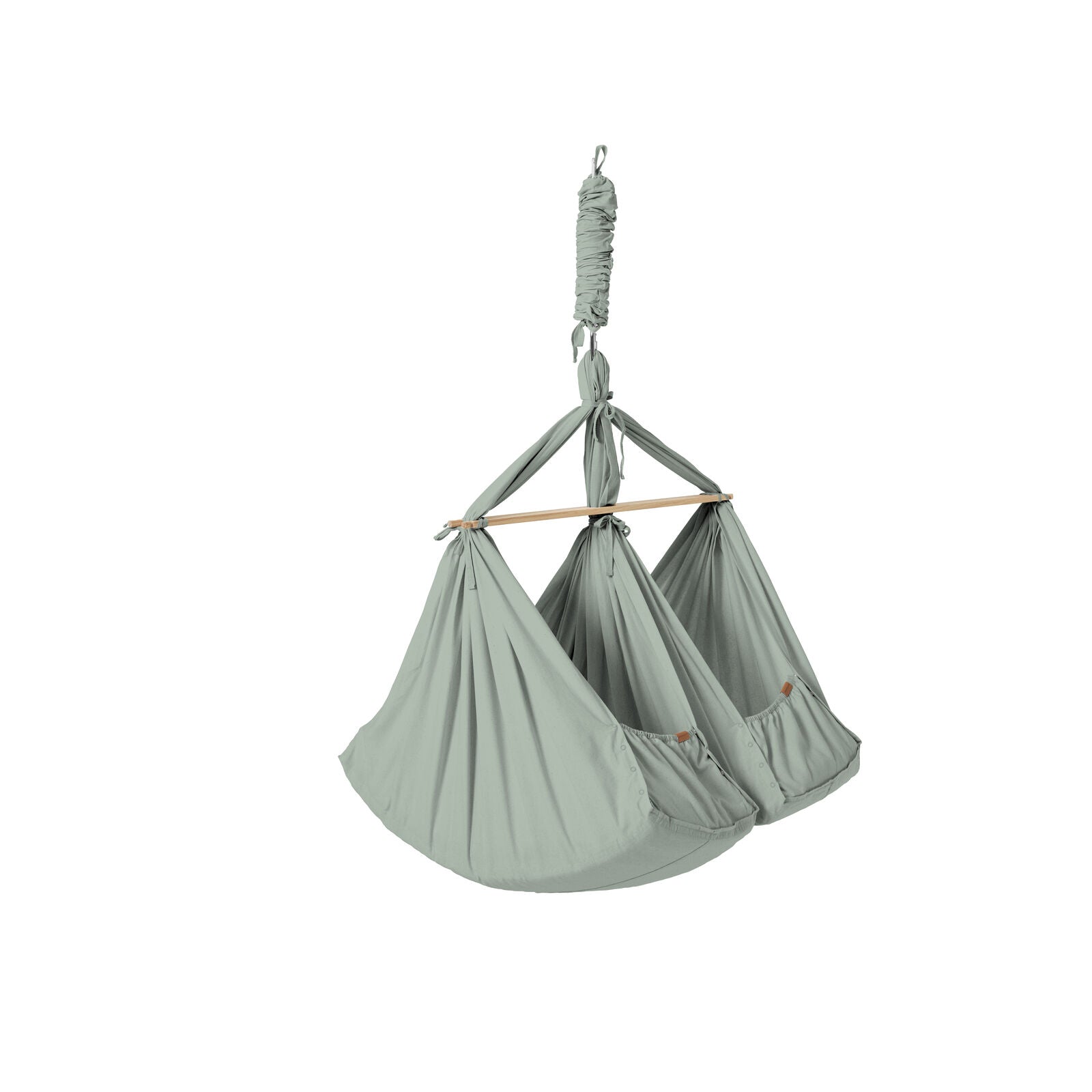 Membantu Basic Organic Baby Hammock Sage Green